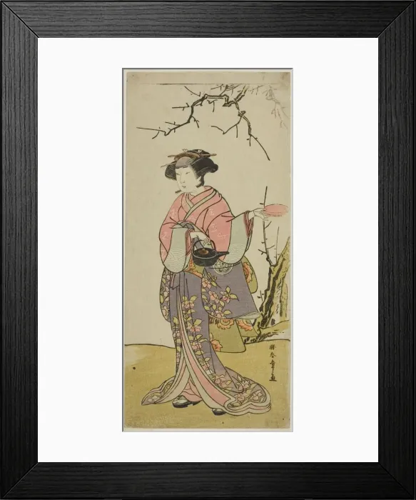 Framed Print : The Actor Yamashita Kinsaku II in an Unidentified role, Japan, c. 1776. Creator: Shunsho Framed Print : The Actor Yamashita Kinsaku II in an Unidentified role, Japan, c. 1776. Creator: Shunsho