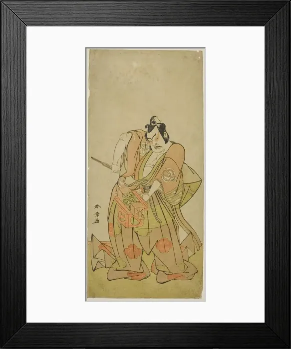 Framed Print : The Actor Nakamura Sukegoro II in an Unidentified Role, Japan, c. 1779. Creator: Shunsho Framed Print : The Actor Nakamura Sukegoro II in an Unidentified Role, Japan, c. 1779. Creator: Shunsho