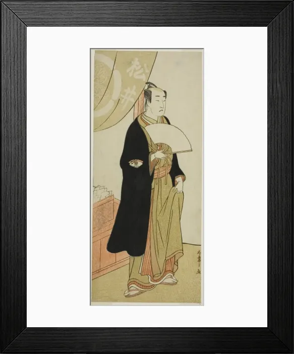Framed Print : The Actor Onoe Matsusuke I in an Unidentified Role, Japan, early 1780s. Creator: Shunsho Framed Print : The Actor Onoe Matsusuke I in an Unidentified Role, Japan, early 1780s. Creator: Shunsho