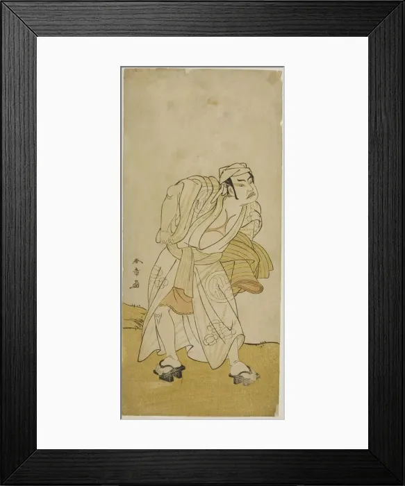 Framed Print : The Actor Nakamura Sukegoro II in an Unidentified Role, Japan, c. 1779. Creator: Shunsho Framed Print : The Actor Nakamura Sukegoro II in an Unidentified Role, Japan, c. 1779. Creator: Shunsho