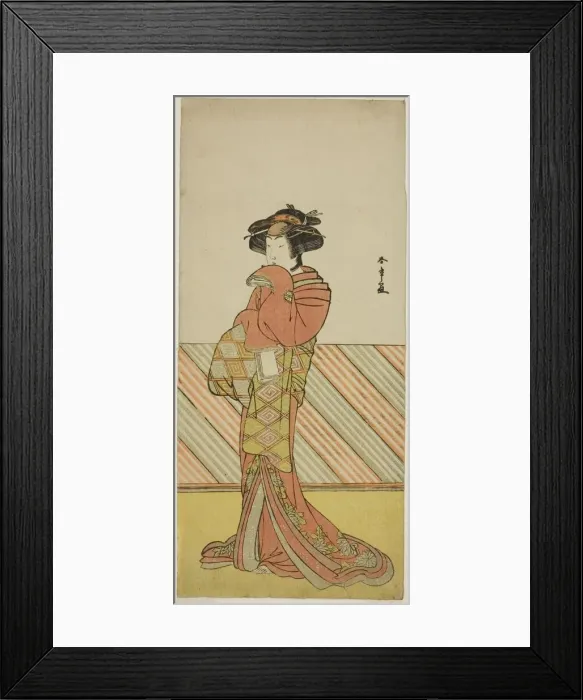 Framed Print : The Actor Segawa Kikunojo III in an Unidentified Role, Japan, c. 1778. Creator: Shunsho Framed Print : The Actor Segawa Kikunojo III in an Unidentified Role, Japan, c. 1778. Creator: Shunsho