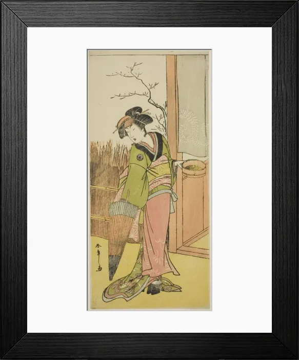 Framed Print : The Actor Segawa Kikunojo III in an Unidentified Role, Japan, c. 1776. Creator: Shunsho Framed Print : The Actor Segawa Kikunojo III in an Unidentified Role, Japan, c. 1776. Creator: Shunsho