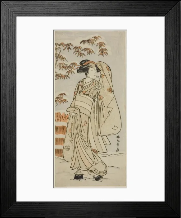 Framed Print : The Actor Segawa Kikunojo III in an Unidentified Role, Japan, c. 1775. Creator: Shunsho Framed Print : The Actor Segawa Kikunojo III in an Unidentified Role, Japan, c. 1775. Creator: Shunsho