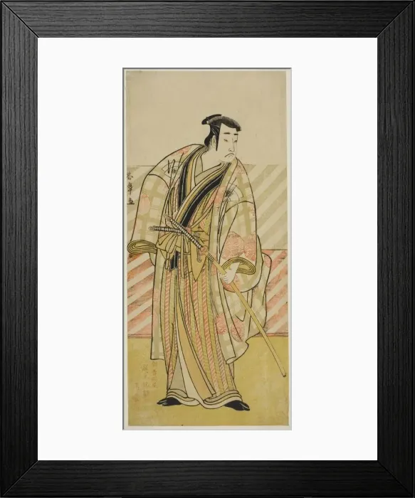 Framed Print : The Actor Onoe Matsusuke I in an Unidentified Role, Japan, c. 1782. Creator: Shunsho Framed Print : The Actor Onoe Matsusuke I in an Unidentified Role, Japan, c. 1782. Creator: Shunsho