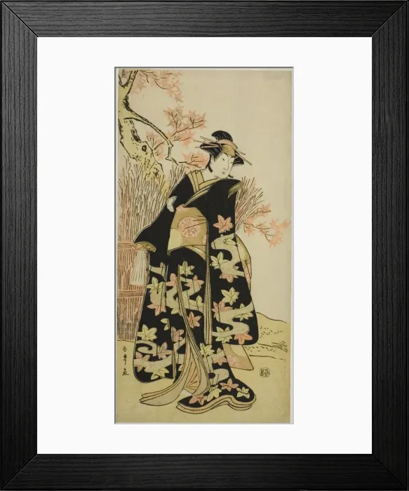 Framed Print : The Actor Iwai Hanshiro IV in an Unidentified Role, Japan, c. 1792. Creator: Shunsho Framed Print : The Actor Iwai Hanshiro IV in an Unidentified Role, Japan, c. 1792. Creator: Shunsho