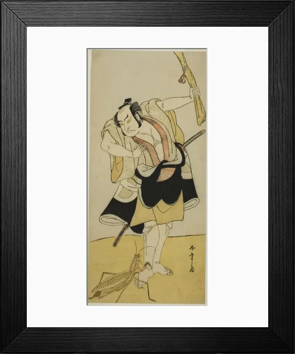 Framed Print : The Actor Otani Hiroji III in an Unidentified Role, Japan, c. 1780. Creator: Shunsho Framed Print : The Actor Otani Hiroji III in an Unidentified Role, Japan, c. 1780. Creator: Shunsho