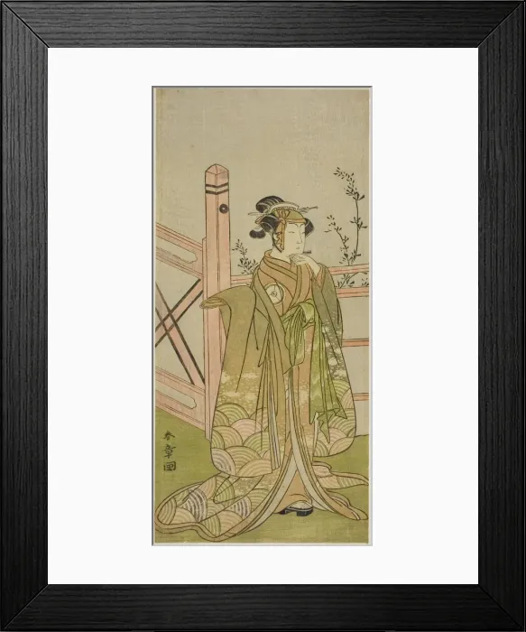 Framed Print : The Actor Iwai Hanshiro IV in an Unidentified Role, Japan, c. 1772. Creator: Shunsho Framed Print : The Actor Iwai Hanshiro IV in an Unidentified Role, Japan, c. 1772. Creator: Shunsho