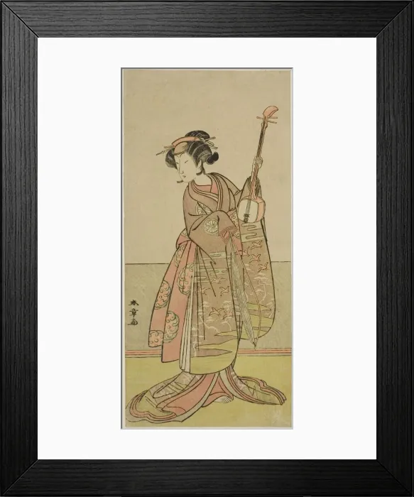 Framed Print : The Actor Segawa Yujiro I in an Unidentified Role, Japan, c. 1775. Creator: Shunsho Framed Print : The Actor Segawa Yujiro I in an Unidentified Role, Japan, c. 1775. Creator: Shunsho