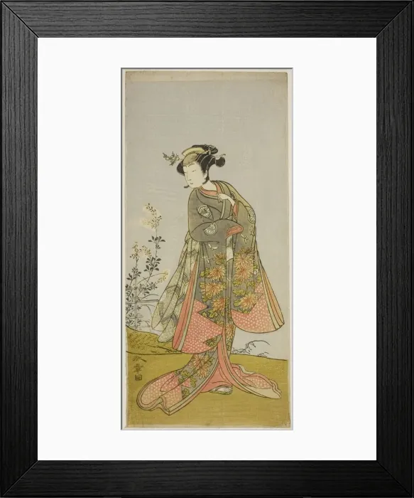 Framed Print : The Actor Segawa Yujiro I in an Unidentified Role, Japan, c. 1773. Creator: Shunsho Framed Print : The Actor Segawa Yujiro I in an Unidentified Role, Japan, c. 1773. Creator: Shunsho
