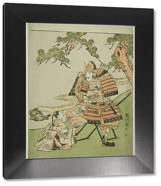 The Warrior Kusunoki Masashige (1294-1336) Bidding Farewell to His Son Masatsura, Japan