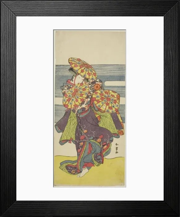 Framed Print : The Actor Iwai Hanshiro IV in the Hanagasa Dance in the Play Iromi-gusa Shiki no... c Framed Print : The Actor Iwai Hanshiro IV in the Hanagasa Dance in the Play Iromi-gusa Shiki no... c