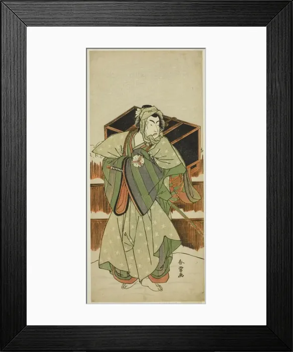 Framed Print : The Actor Matsumoto Koshiro IV as Ise no Saburo Disguised as Mizoro no Sabu in the... c Framed Print : The Actor Matsumoto Koshiro IV as Ise no Saburo Disguised as Mizoro no Sabu in the... c