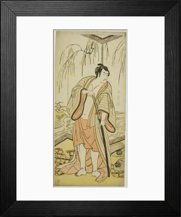 Framed Print : The Actor Ichikawa Monnosuke III as the Sumo Wrestler Shirafuji Genta in the Play Edo Framed Print : The Actor Ichikawa Monnosuke III as the Sumo Wrestler Shirafuji Genta in the Play Edo