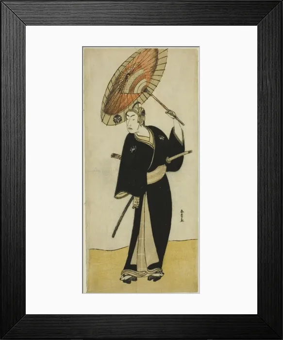 Framed Print : The Actor Matsumoto Koshiro IV as Sukeroku in the Play Sukeroku Yukari no Edo... c. 1782 Framed Print : The Actor Matsumoto Koshiro IV as Sukeroku in the Play Sukeroku Yukari no Edo... c. 1782