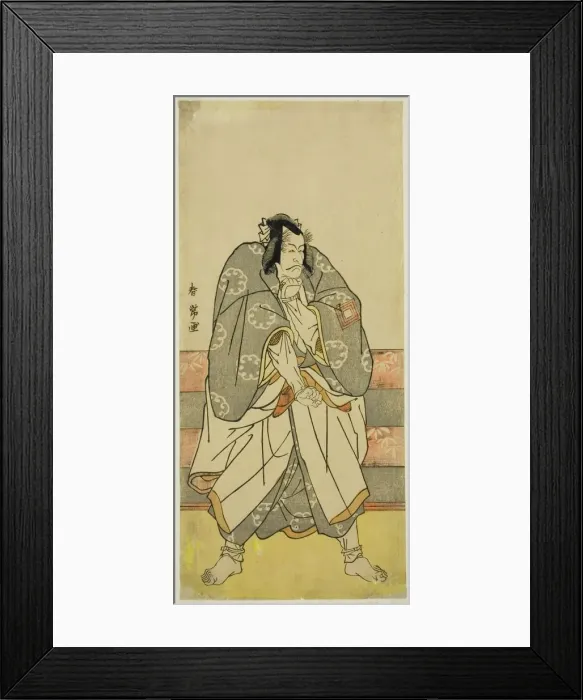 Framed Print : The Actor Ichikawa Danjuro V as Akushichibyoe Kagekiyo (?), c. 1783 / 84. Creator: Katsukawa Shunjo Framed Print : The Actor Ichikawa Danjuro V as Akushichibyoe Kagekiyo (?), c. 1783 / 84. Creator: Katsukawa Shunjo