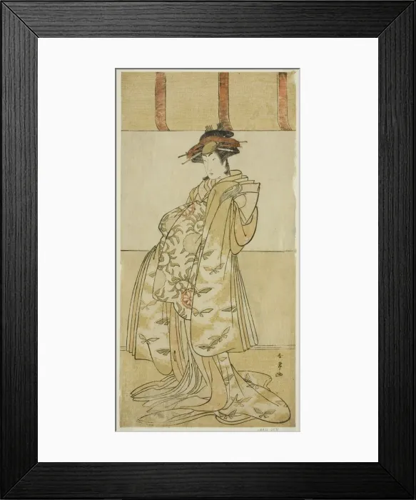 Framed Print : The Actor Yamashita Mangiku I as Kewaizaka no Shosho in the Play Nanakusa Yosooi... c Framed Print : The Actor Yamashita Mangiku I as Kewaizaka no Shosho in the Play Nanakusa Yosooi... c