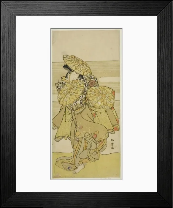 Framed Print : The Actor Iwai Hanshiro IV in the Hanagasa Dance in the Play Iromi-gusa Shiki no... c Framed Print : The Actor Iwai Hanshiro IV in the Hanagasa Dance in the Play Iromi-gusa Shiki no... c