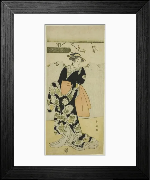 Framed Print : The Actor Segawa Kikunojo III in an Unidentified Role, late 1790s Framed Print : The Actor Segawa Kikunojo III in an Unidentified Role, late 1790s