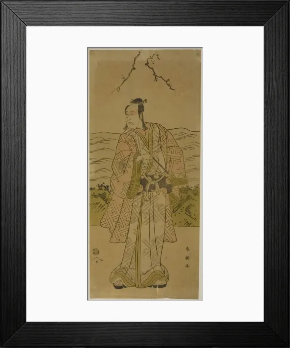 Framed Print : The Actor Ichikawa Omezo I, c. 1790s. Creator: Katsukawa Shun'ei Framed Print : The Actor Ichikawa Omezo I, c. 1790s. Creator: Katsukawa Shun'ei