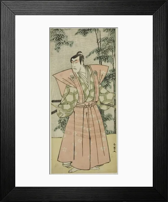 Framed Print : The Actor Matsumoto Koshiro IV as Hatakeyama Shigetada Disguised as Honjo... c. 1789 Framed Print : The Actor Matsumoto Koshiro IV as Hatakeyama Shigetada Disguised as Honjo... c. 1789