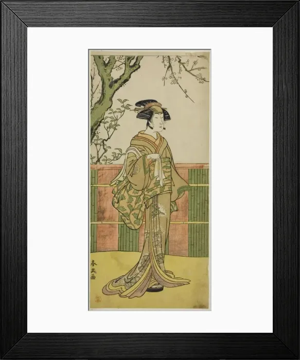 Framed Print : The Actor Sawamura Tamagashira in an Unidentified Role, c. 1790 Framed Print : The Actor Sawamura Tamagashira in an Unidentified Role, c. 1790