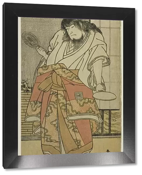 The Actor Ichikawa Komazo II as the monk Shunkan in the play 'Shunkan Shima... c