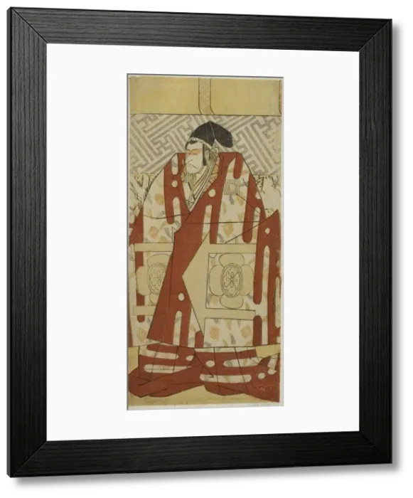 Framed Print : The Actor Ichikawa Danjuro V as Kudo Suketsune in the Play Koi no Yosuga Kanegaki... c. 1789. Creator: Katsukawa Shun'ei Framed Print : The Actor Ichikawa Danjuro V as Kudo Suketsune in the Play Koi no Yosuga Kanegaki... c. 1789. Creator: Katsukawa Shun'ei
