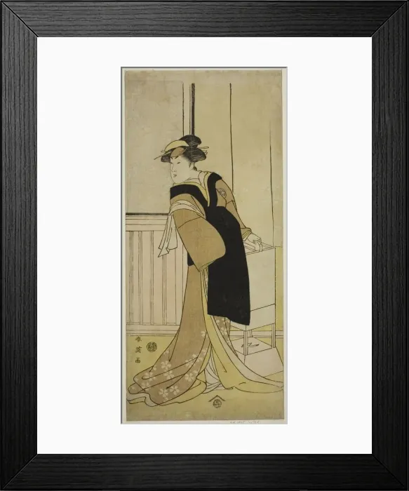 Framed Print : The Actor Segawa Kikunojo III as Otoma (?) in the Play Sayo no Nakayama Hiiki no Framed Print : The Actor Segawa Kikunojo III as Otoma (?) in the Play Sayo no Nakayama Hiiki no