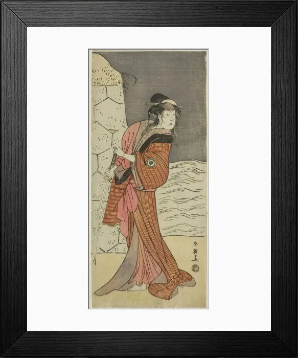 Framed Print : The Actor Iwai Hanshiro IV as Yaegushi no Oroku (?) in the Play Keisei Kogane no Framed Print : The Actor Iwai Hanshiro IV as Yaegushi no Oroku (?) in the Play Keisei Kogane no