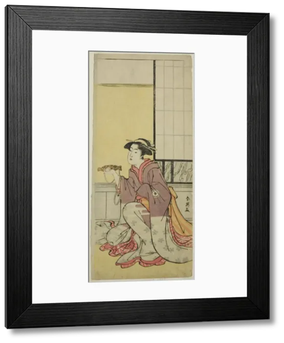 Framed Print : The Actor Iwai Hanshiro IV as Yae (?), in the Play Sugawara Denju Tenarai Kagami (?) Framed Print : The Actor Iwai Hanshiro IV as Yae (?), in the Play Sugawara Denju Tenarai Kagami (?)