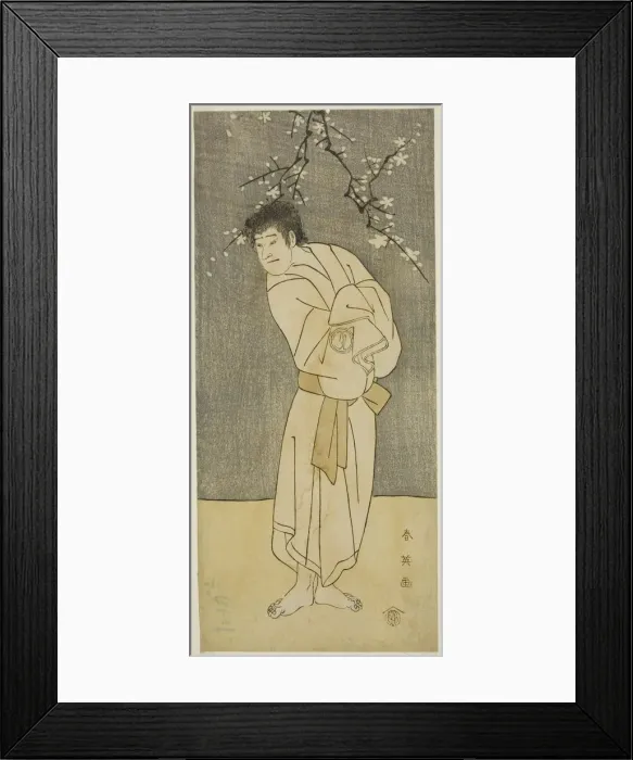 Framed Print : The Actor Sawamura Sojuro III as the Monk Seigen (?) in the Play Saikai Soga... c. 1793 Framed Print : The Actor Sawamura Sojuro III as the Monk Seigen (?) in the Play Saikai Soga... c. 1793
