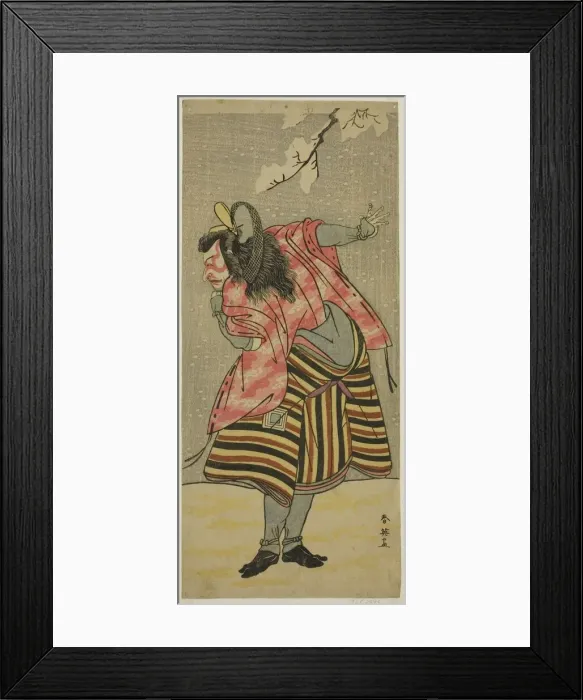 Framed Print : The Actor Ichikawa Danjuro V as Hei Shinno Masakado in the Play Hana no O-Edo... c. 1789. Creator: Katsukawa Shun'ei Framed Print : The Actor Ichikawa Danjuro V as Hei Shinno Masakado in the Play Hana no O-Edo... c. 1789. Creator: Katsukawa Shun'ei