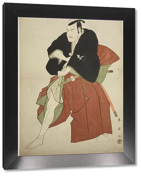 The Actor Matsumoto Koshiro IV as Kakogawa Honzo in the Play Kanadehon... c. 1795