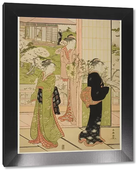Scene from the Play 'Imoseyama', late 1780s. Creator: Katsukawa Shuncho