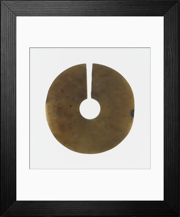Framed Print : Slit Disc (jue), Eastern Zhou period, 7th century B. C. Creator: Unknown Framed Print : Slit Disc (jue), Eastern Zhou period, 7th century B. C. Creator: Unknown