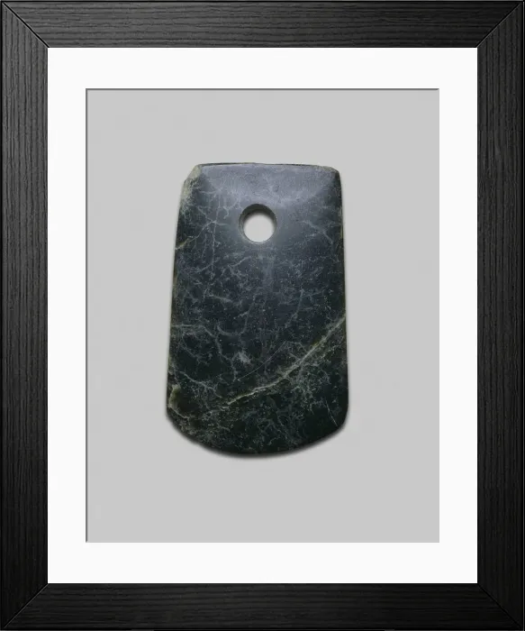 Framed Print : Axe, Neolithic period, probably Liangzhu culture, c. 3000-2000 B. C. Creator: Unknown Framed Print : Axe, Neolithic period, probably Liangzhu culture, c. 3000-2000 B. C. Creator: Unknown