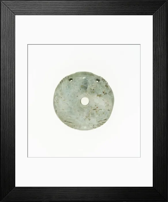 Framed Print : Toad Pendant, Shang or Western Zhou period, 13th  /  10th century B. C. Creator: Unknown