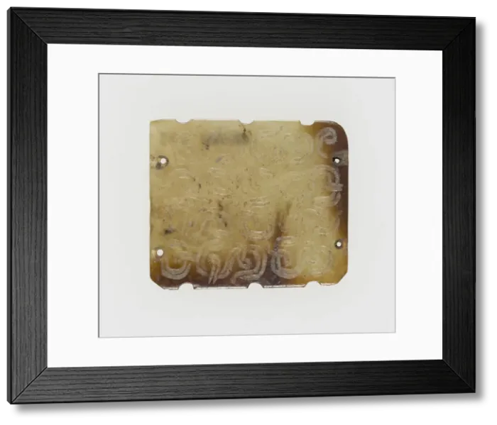 Framed Print : Plaque with Interlinked Scrolls, Eastern Zhou dynasty, (c. 770-256 B. C. ), 7th century B. C Framed Print : Plaque with Interlinked Scrolls, Eastern Zhou dynasty, (c. 770-256 B. C. ), 7th century B. C