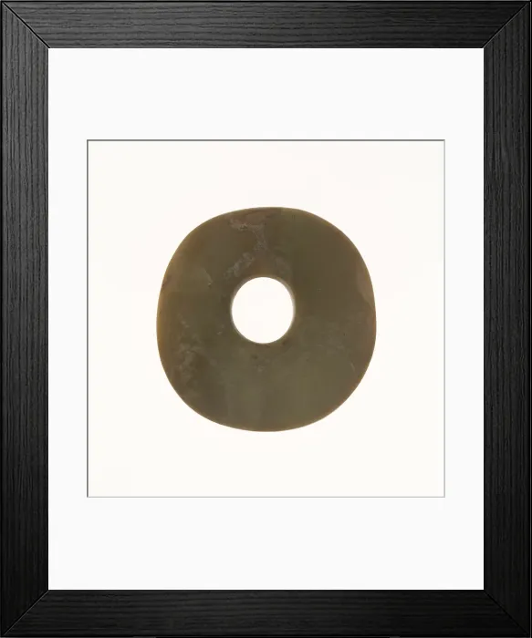 Framed Print : Disc (bi), Neolithic period, 4th / 3rd millennium B. C. Creator: Unknown Framed Print : Disc (bi), Neolithic period, 4th / 3rd millennium B. C. Creator: Unknown