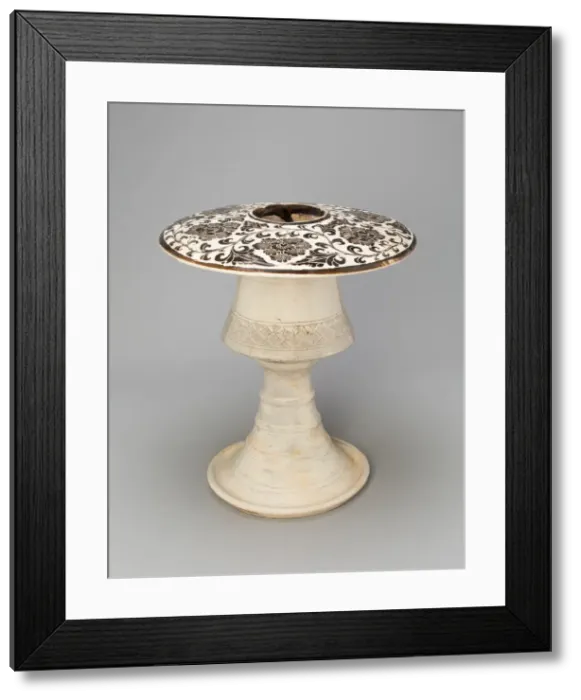 Framed Print : Incense Burner with Peony Scroll, Northern Song dynasty, (960-1127) Framed Print : Incense Burner with Peony Scroll, Northern Song dynasty, (960-1127)