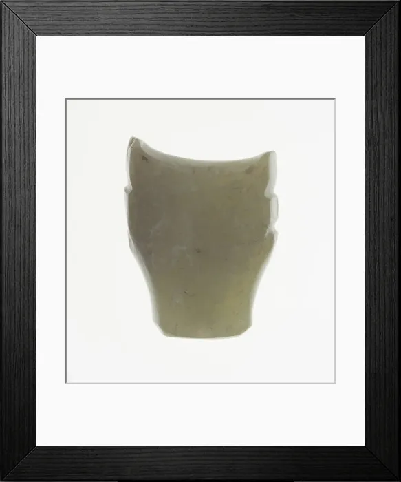 Framed Print : Plaque with Animal Head, Shang period, 13th-11th century B. C. Creator: Unknown Framed Print : Plaque with Animal Head, Shang period, 13th-11th century B. C. Creator: Unknown
