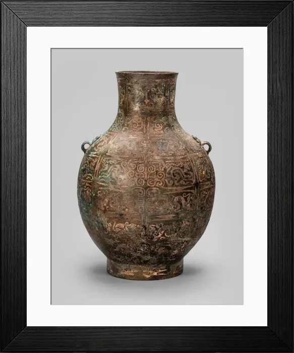 Framed Print : Jar (hu), Eastern Zhou dynasty, Warring States period (475-221 B. C. ). Creator: Unknown Framed Print : Jar (hu), Eastern Zhou dynasty, Warring States period (475-221 B. C. ). Creator: Unknown