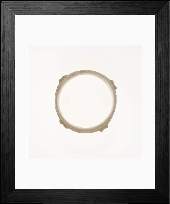 Framed Print : Collared Disc with Teeth, Shang dynasty (c. 1600- 1046 B. C. ). Creator: Unknown Framed Print : Collared Disc with Teeth, Shang dynasty (c. 1600- 1046 B. C. ). Creator: Unknown
