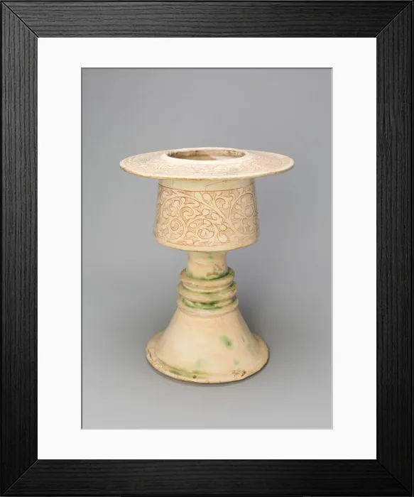 Framed Print : Incense Burner with Chrysanthemum and Knobbed Scrolls, Northern Song dynasty Framed Print : Incense Burner with Chrysanthemum and Knobbed Scrolls, Northern Song dynasty