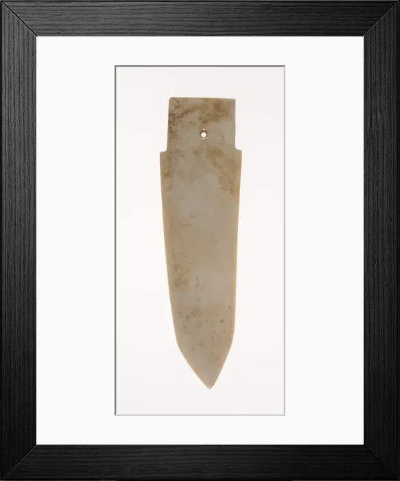 Framed Print : Dagger-Blade (ge), Shang dynasty (c. 1600-1046), 13th-11th century B. C. Creator: Unknown Framed Print : Dagger-Blade (ge), Shang dynasty (c. 1600-1046), 13th-11th century B. C. Creator: Unknown