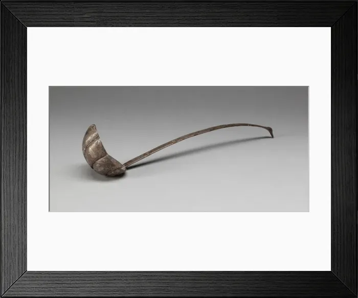Framed Print : Ladle, Tang dynasty (A. D. 618-907), first half of 8th century. Creator: Unknown Framed Print : Ladle, Tang dynasty (A. D. 618-907), first half of 8th century. Creator: Unknown