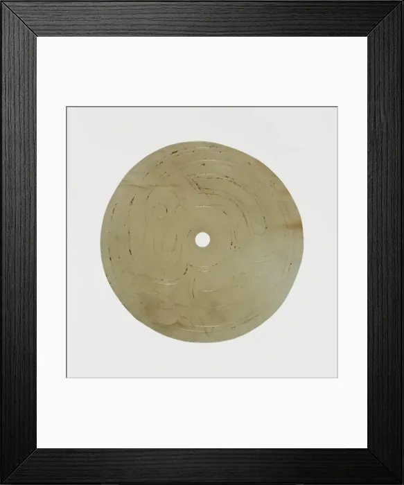 Framed Print : Pendant Disc, Western Zhou period, 10th / 9th century B. C. Creator: Unknown Framed Print : Pendant Disc, Western Zhou period, 10th / 9th century B. C. Creator: Unknown