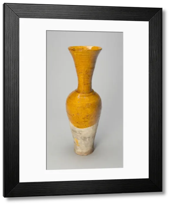 Framed Print : Vase with Trumpet-Shaped Mouth, Liao dynasty (907-1124), 11th century. Creator: Unknown Framed Print : Vase with Trumpet-Shaped Mouth, Liao dynasty (907-1124), 11th century. Creator: Unknown