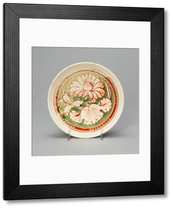 Framed Print : Shallow Bowl with Lotus Flower and Leaves, Jin dynasty, (1115-1234), 13th century Framed Print : Shallow Bowl with Lotus Flower and Leaves, Jin dynasty, (1115-1234), 13th century