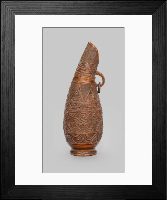 Framed Print : Miniature Bottle in the Form of an Ancient Bronze Jar (Hu), Ming dynasty (1368-1644) Framed Print : Miniature Bottle in the Form of an Ancient Bronze Jar (Hu), Ming dynasty (1368-1644)